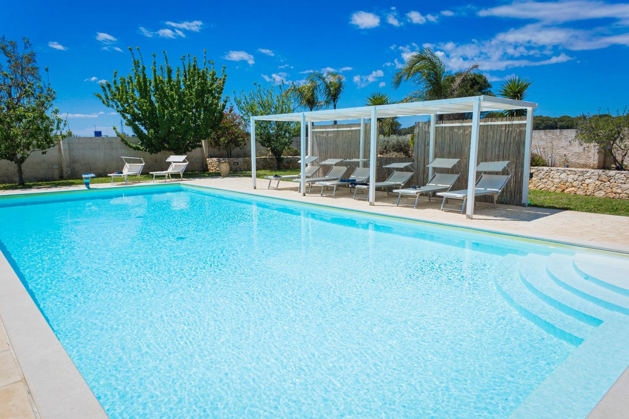 Villa El Capitano With Garden And Pool - Happy Rentals Muro Leccese Exterior photo